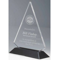 Pop-In Clear Triangle Acrylic Award - 4 1/2"x6"